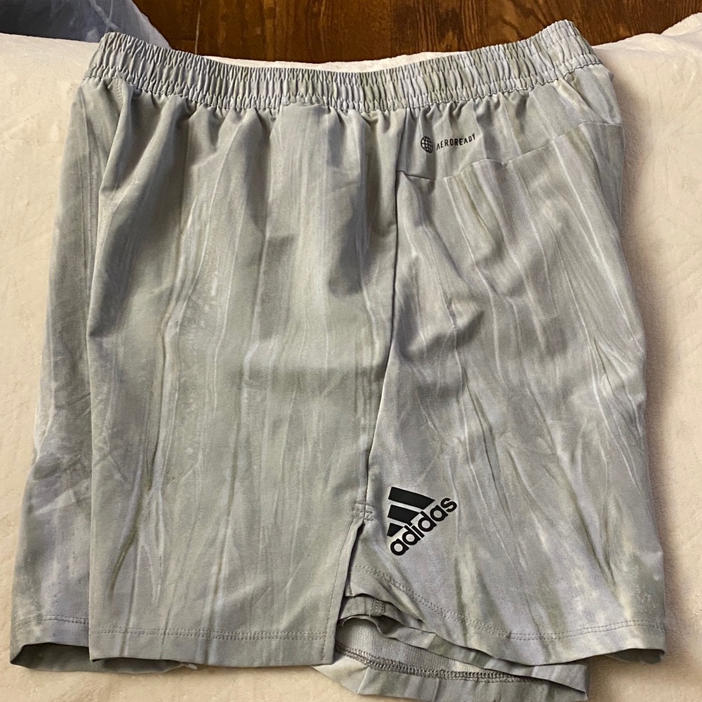 Adidas  Aeroready Light Gray Sports Shorts